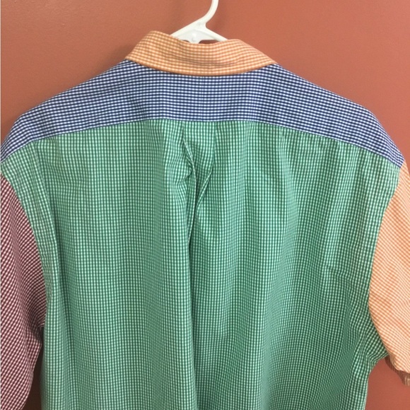 Ralph Lauren medium color block short sleeve shirt - Picture 3 of 3